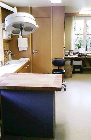 Großer Behandlungsraum vom Tierarzt in Nürtingen