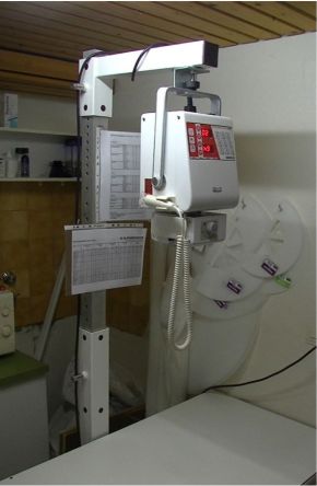 Modernes digitales Röntgengerät in meiner Praxis, Einsatz z.B. bei Katzenkrankheiten & Hundekrankheiten